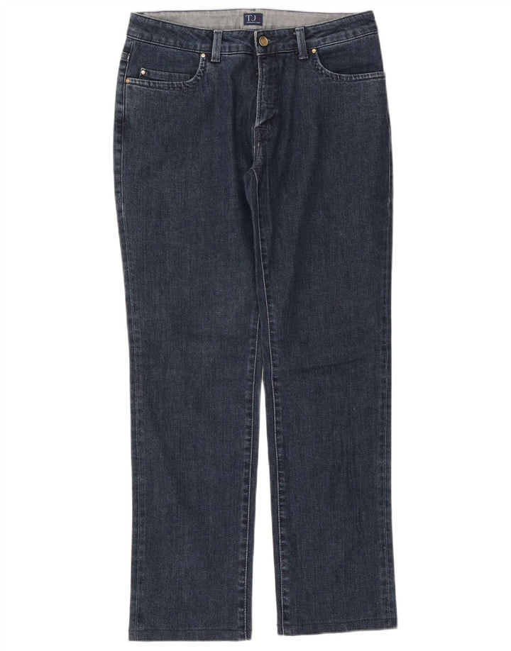 Blugi drepti pentru femei Trussardi W30 L30 bumbac albastru