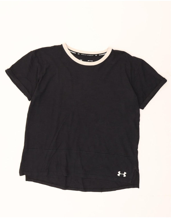 Tricou supradimensionat Under Armour pentru femei Heat Gear Top UK 10 Small Black
