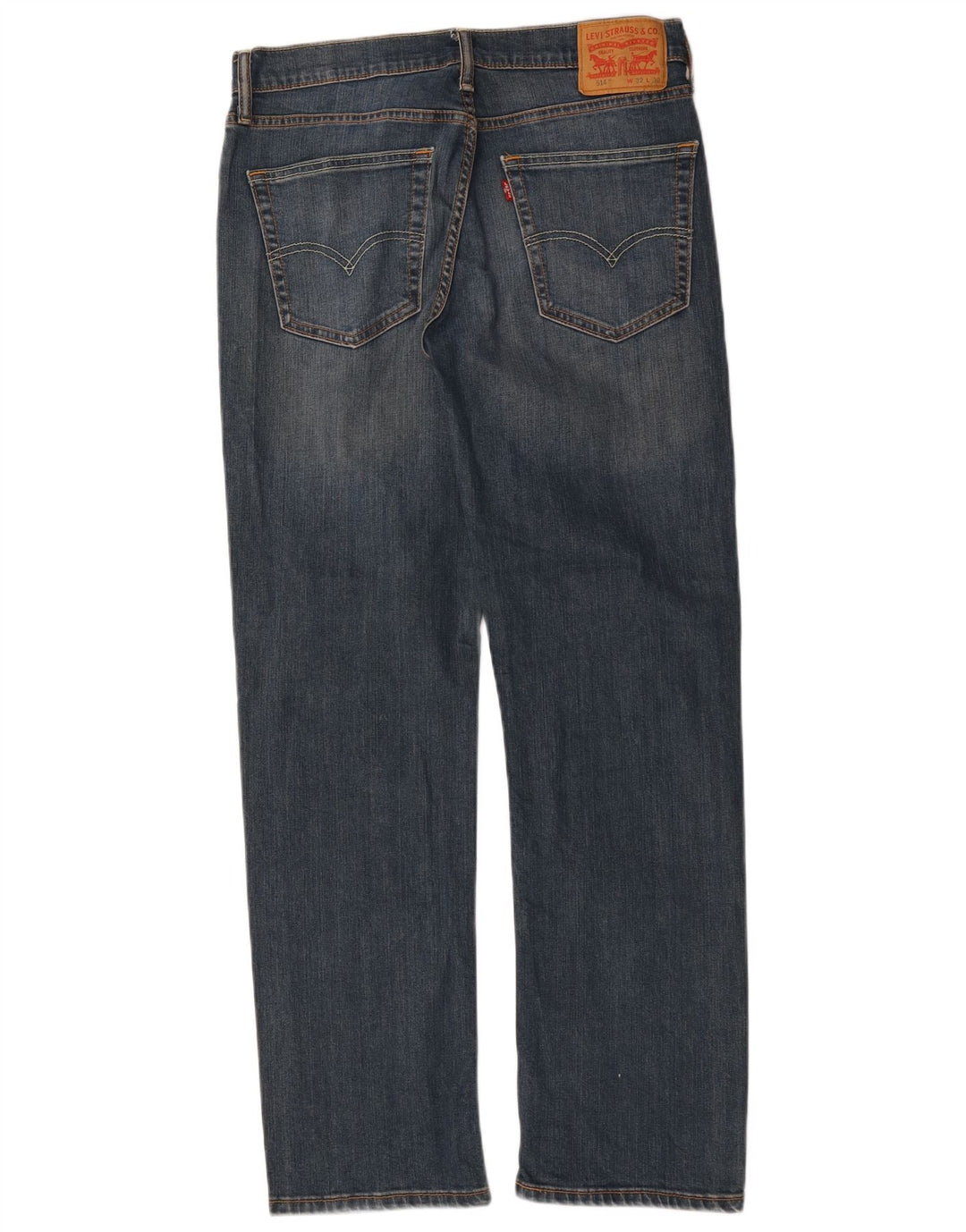 Blugi drepti pentru bărbați LEVI'S 514 W32 L30 Bumbac albastru