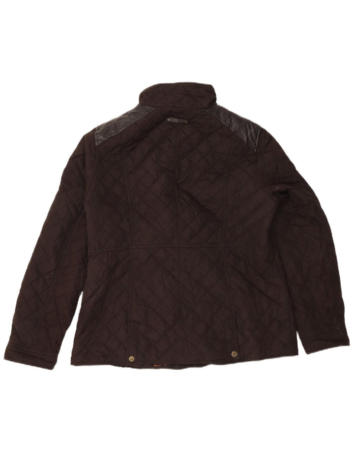 Jachetă matlasată pentru femei Ralph Lauren UK 14 mare, maro, poliester