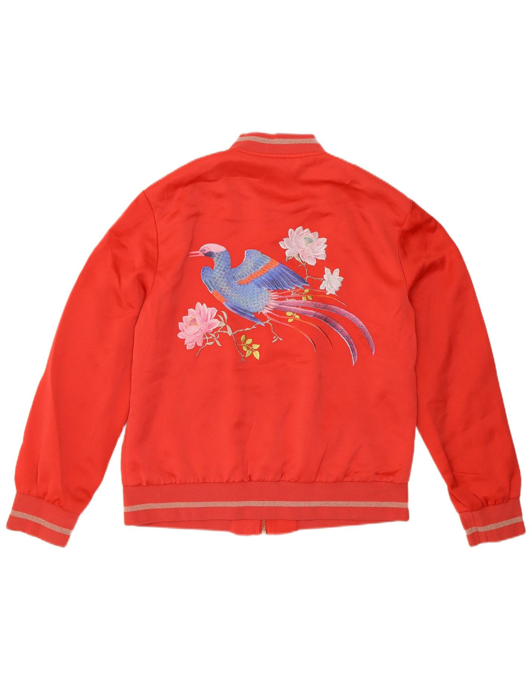 Jachetă bomber pentru femei Ted Baker UK 12 Medium Red Floral Poliester