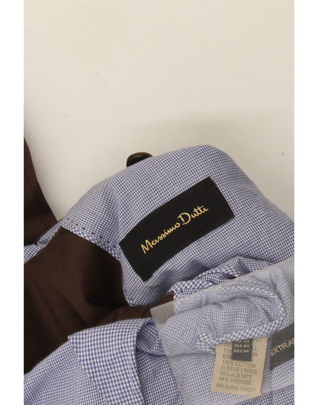Massimo Dutti Jachetă pentru bărbați cu 2 nasturi EU 54 XL bumbac maro