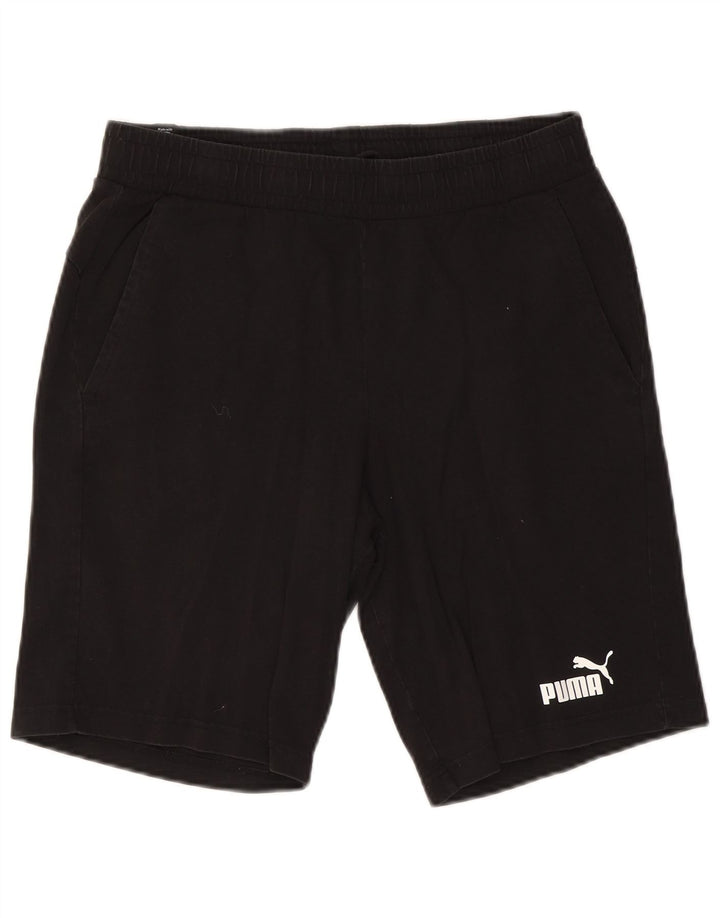 Pantaloni scurți sport Puma pentru bărbați, mari, negru, bumbac