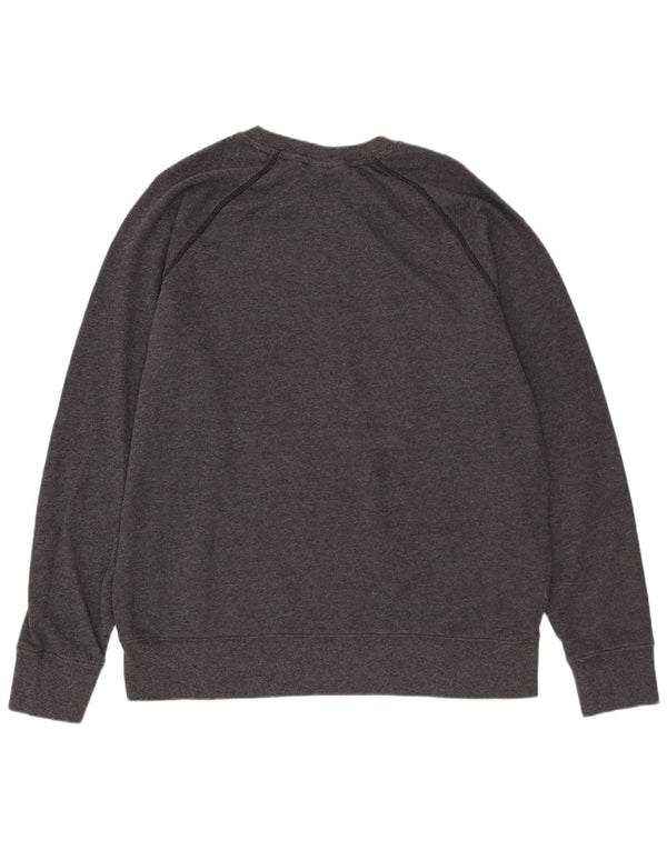 Pulover grafic pentru bărbați REEBOK, bumbac, gri mediu