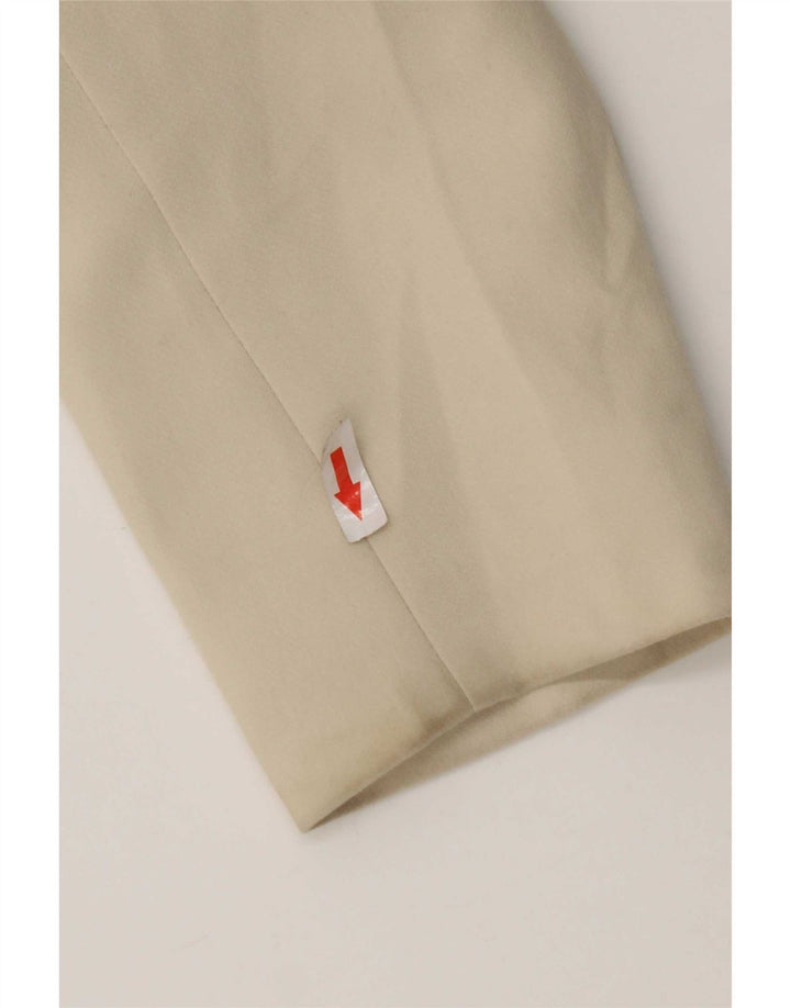 Blazer pentru femei Zara UK 18 XL poliester bej