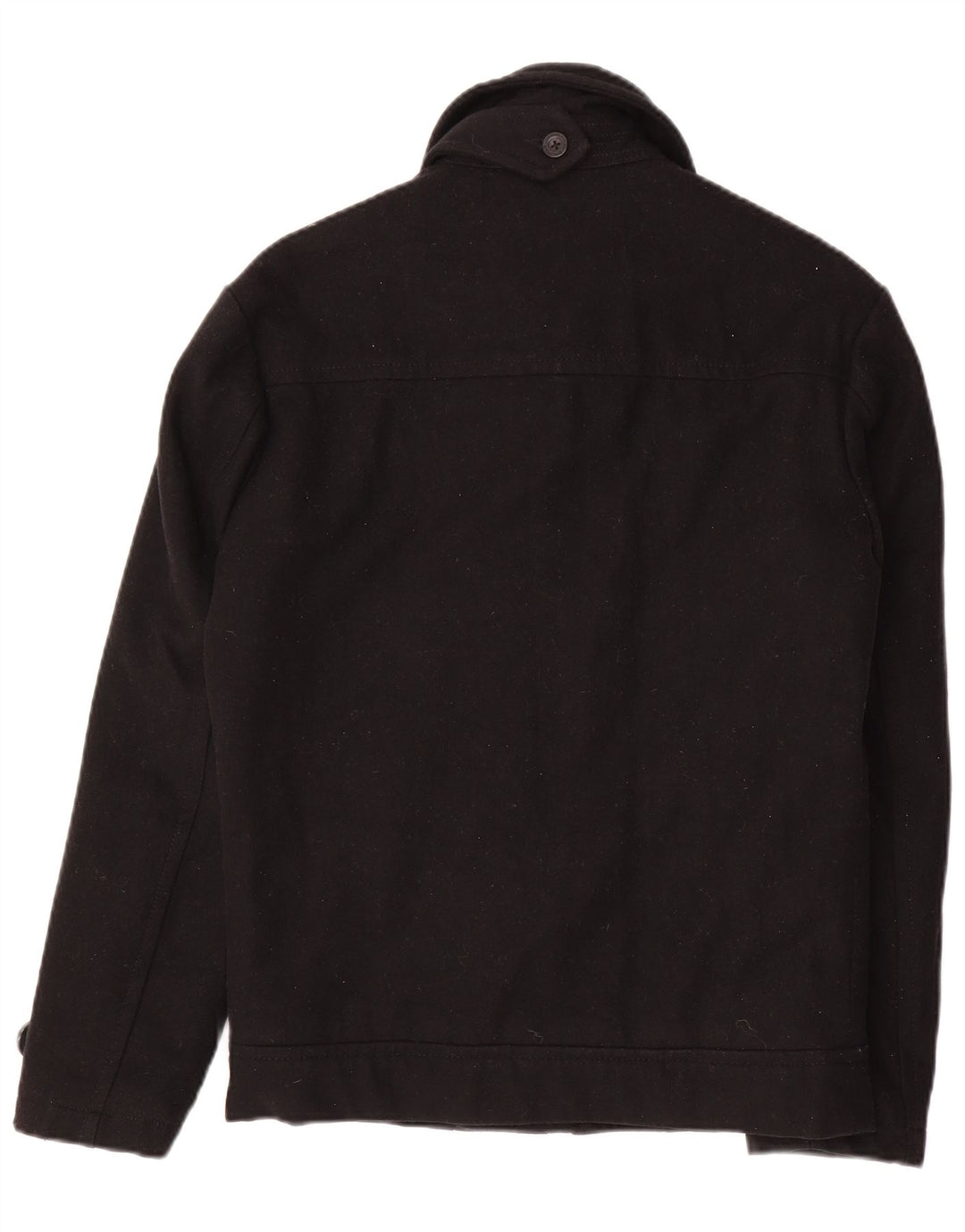 Palton pentru bărbați ENERGIE UK 36 Lână neagră mică