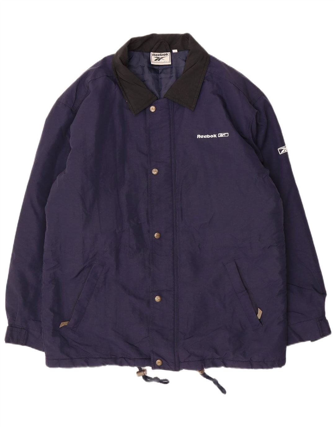 Jachetă de vânt pentru bărbați REEBOK loose fit UK 36 Small Navy Blue Marine