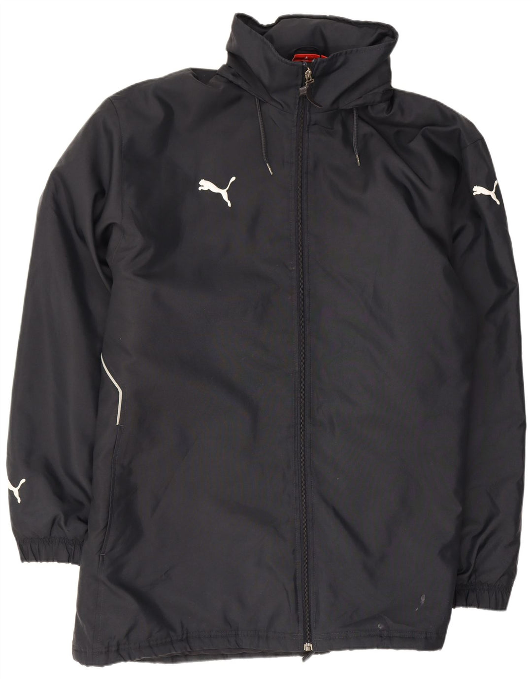 Pelernă de ploaie cu glugă pentru bărbați Puma UK 42 XL bleumarin poliester