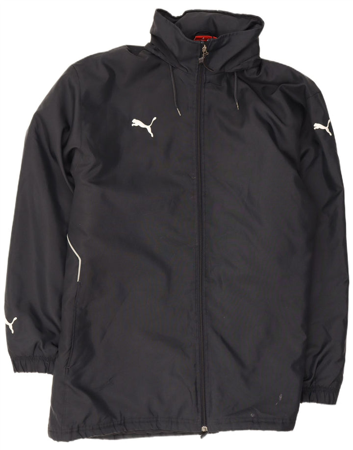 Pelernă de ploaie cu glugă pentru bărbați Puma UK 42 XL bleumarin poliester