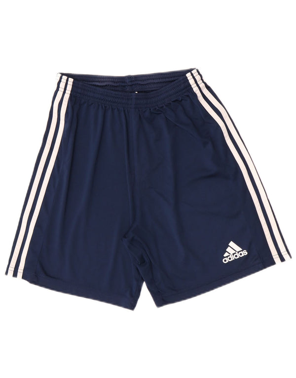 Pantaloni scurți Sport Aeroready Adidas pentru băieți 11-12 ani Poliester mediu bleumarin