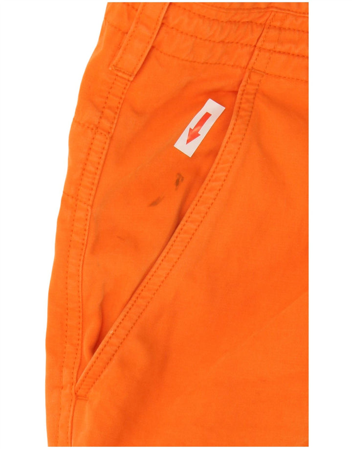 Pantaloni scurti cargo pentru bărbați French Connection W32 bumbac portocaliu mediu