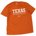 Tricou cu grafică Nike pentru bărbați Texas Top mare din bumbac portocaliu