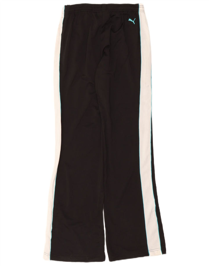 Pantaloni de trening PUMA pentru femei UK 14, mare, negru, poliester color bloc