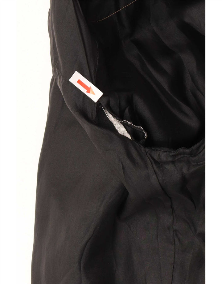 Jachetă de piele vintage pentru bărbați UK 38 Medium Black