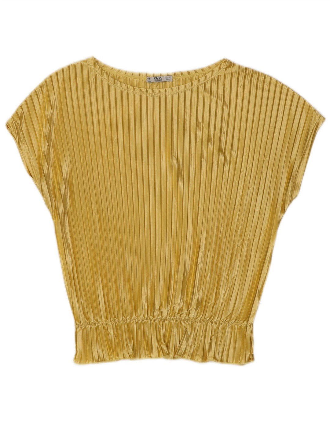 Bluză pentru femei Zara UK 12 Galben mediu