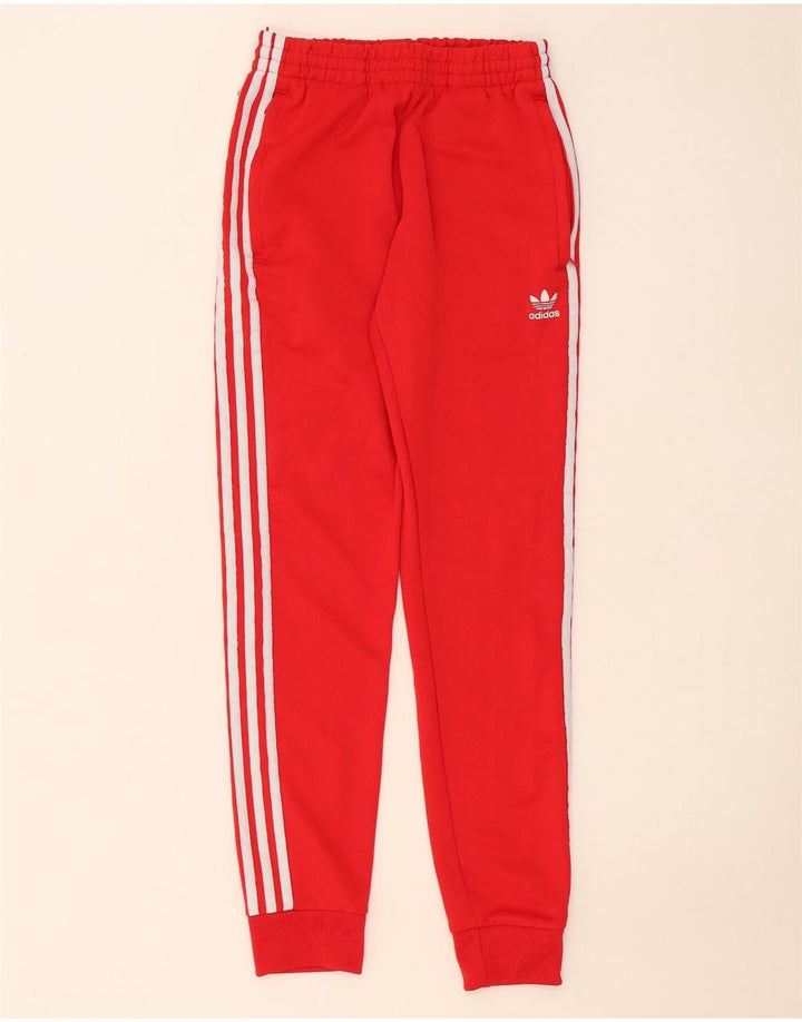 Pantaloni de trening pentru bărbați Adidas Pantaloni de jogging Mic, roșu, poliester
