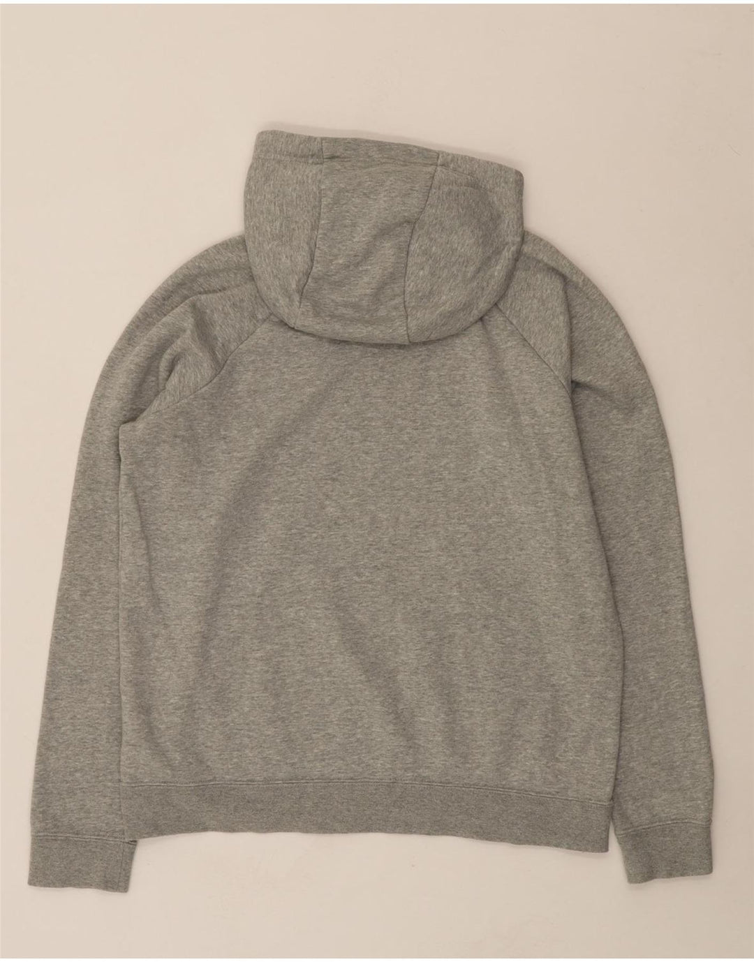 NIKE Womens Hoodie Jumper UK 14 Medium Grey Cotton Vintage Nike and Second-Hand Nike from Messina Hembry 