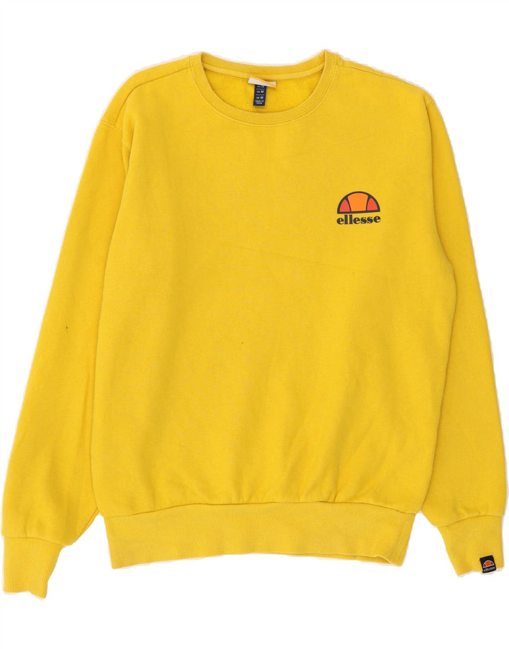 ELLESSE Mens Sweatshirt Jumper Medium Yellow Cotton Vintage Ellesse and Second-Hand Ellesse from Messina Hembry 
