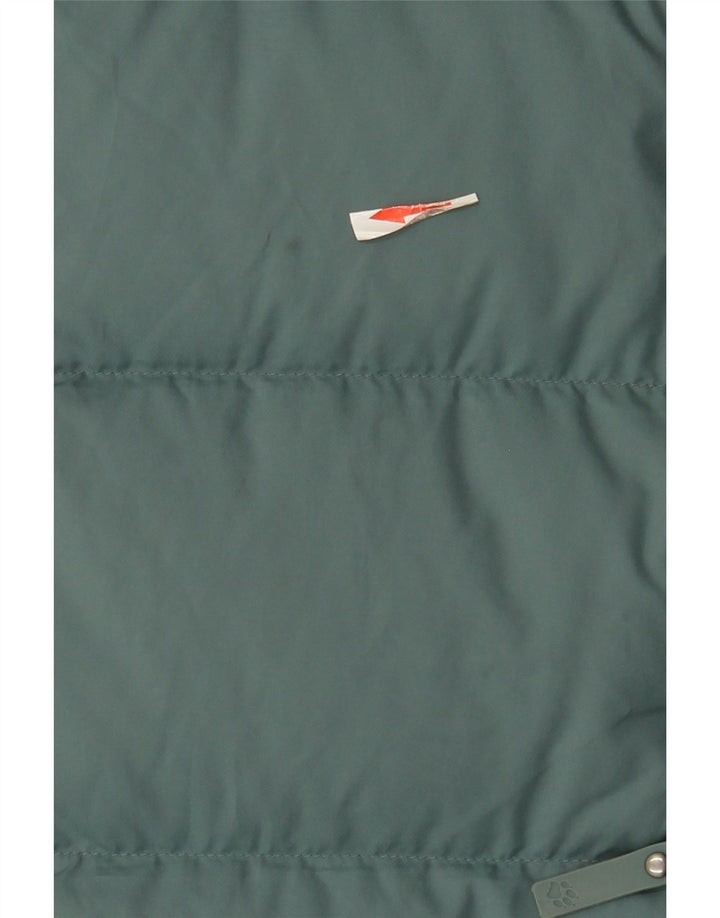 Jack Wolfskin Jachetă supradimensionată pentru femei cu glugă, UK 10/12, verde mediu