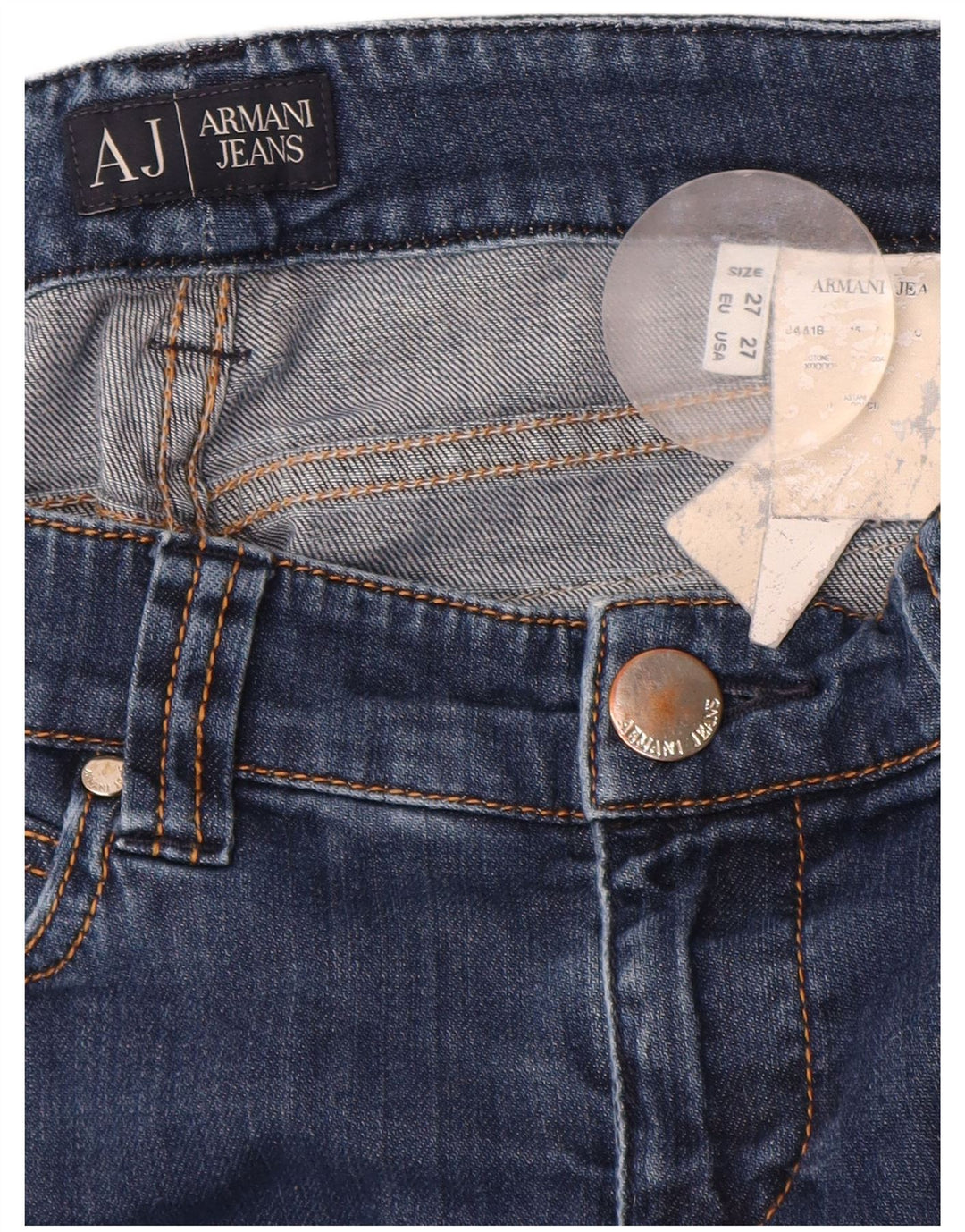 Blugi slim de damă Armani W27 L32 Albastru