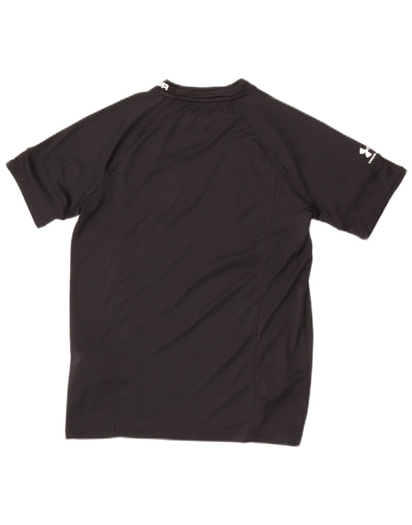 Tricou grafic Under Armour pentru fete Heat Gear Top 13-14 ani XL Negru