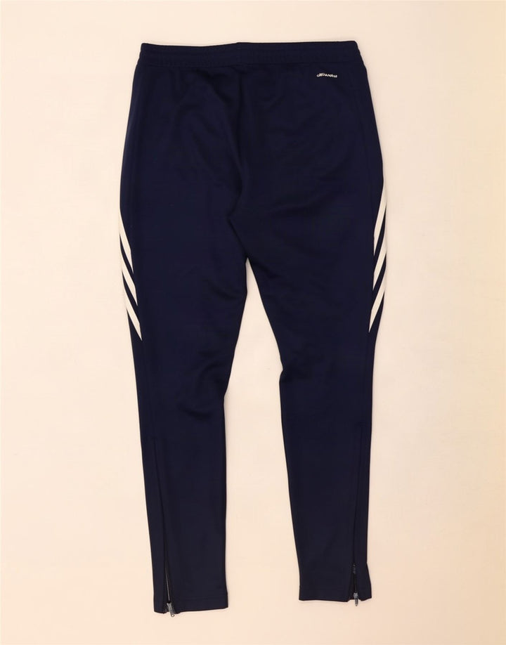 Pantaloni de trening Adidas Climalite pentru bărbați, poliester mediu bleumarin