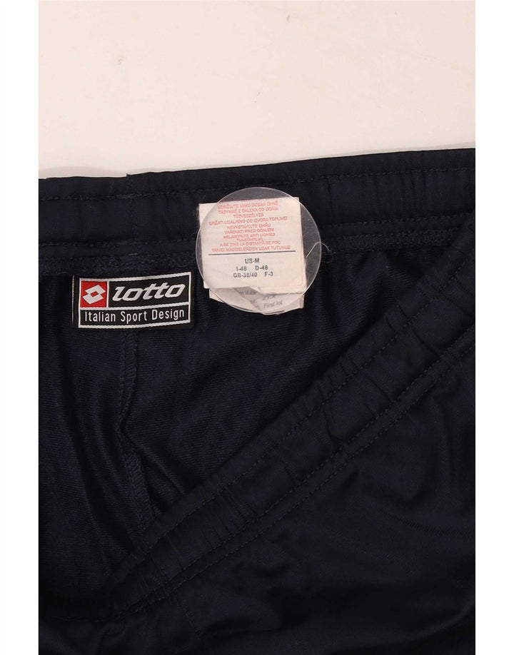 Pantaloni de trening pentru bărbați Lotto UK 38/40 Poliester mediu albastru bleumarin