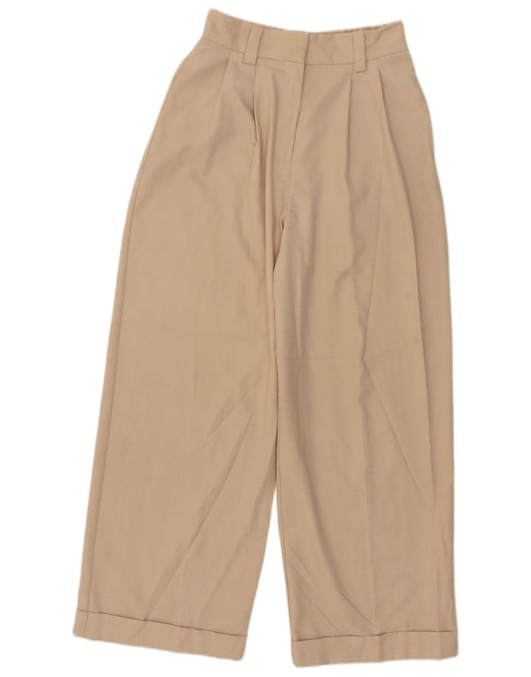 Topshop Pantaloni chino cu talie înaltă pentru femei UK 8 Small W27 L27 Bej