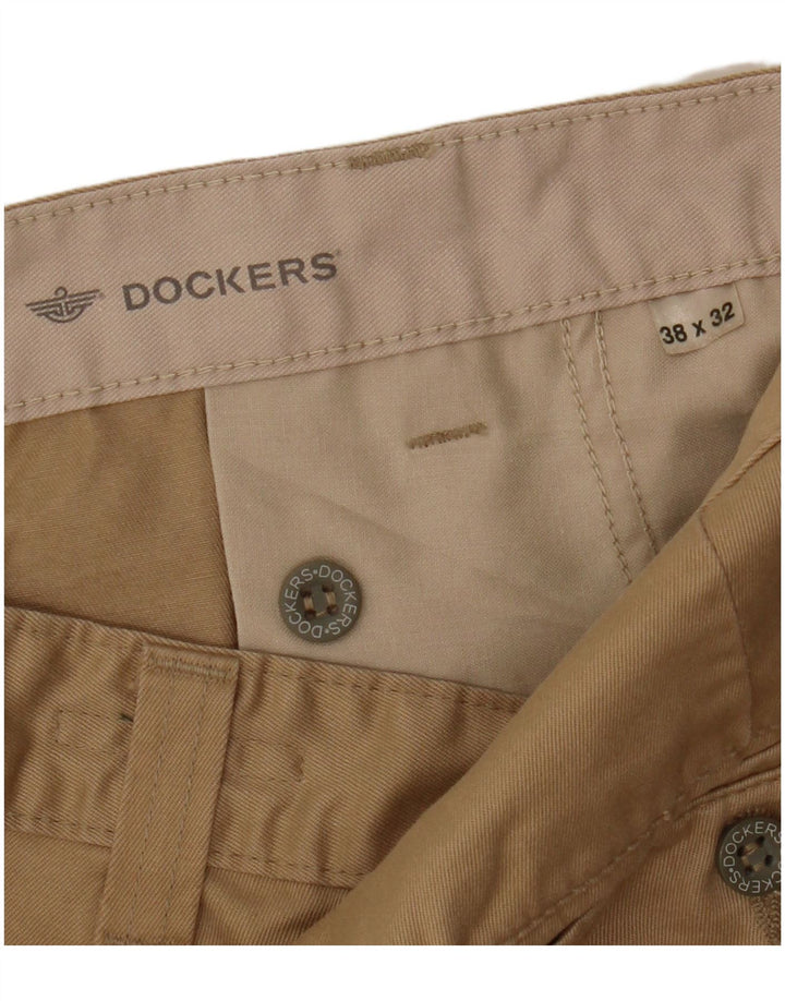 Pantaloni Chino Drepți Dockers Bărbați L38 L32 Bej