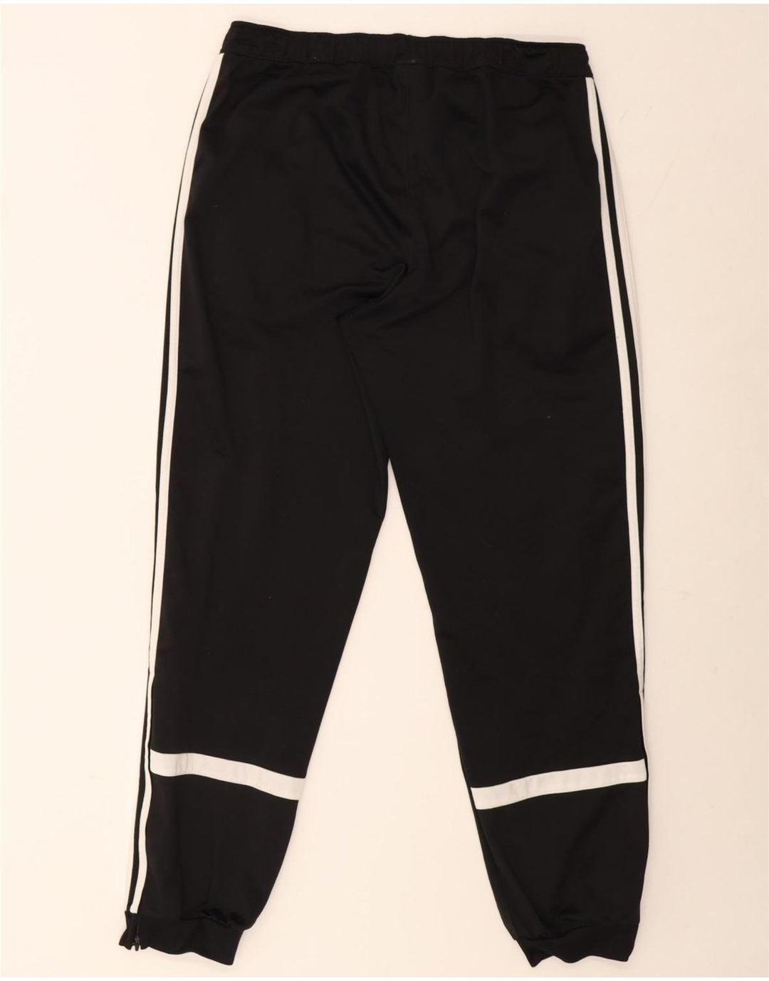 Pantaloni de trening pentru bărbați Adidas Pantaloni de jogging, mari, negru, poliester