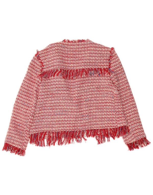 Jachetă Bolero pentru femei deschisă Zara UK 16, mare, roșu, pete