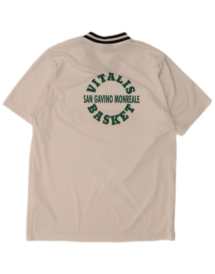 Tricou grafic Champion pentru bărbați Top mic alb