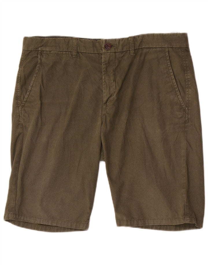 Pantaloni scurți chino Jack & Jones pentru bărbați, mari W34, bumbac kaki