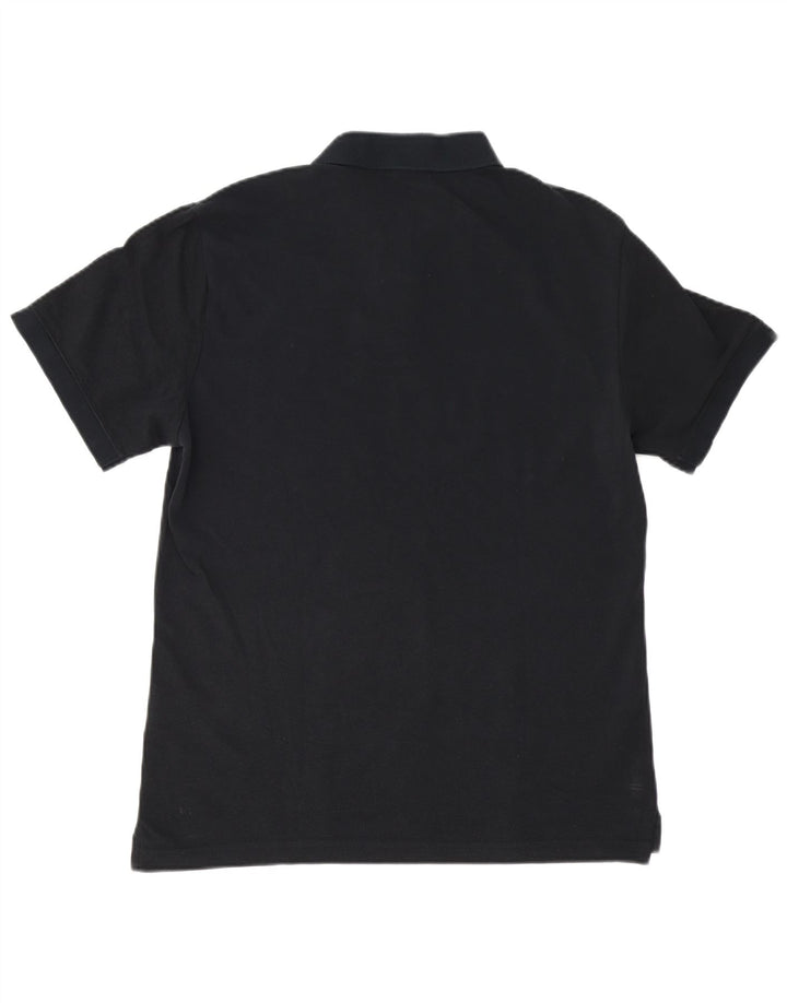 Tricou polo Nike pentru bărbați, bumbac mediu negru