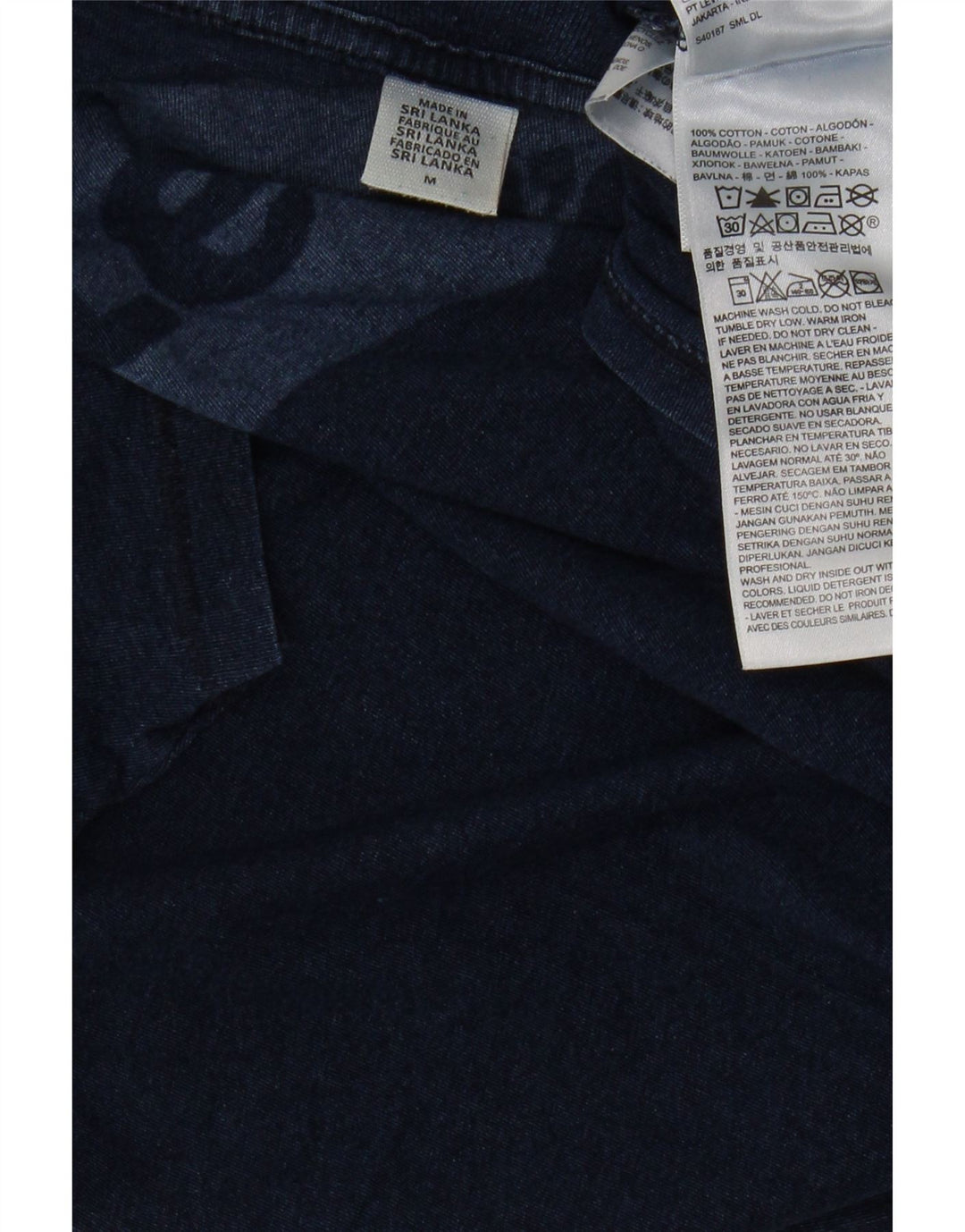 Tricou grafic pentru bărbați Levi's Top mediu din bumbac bleumarin