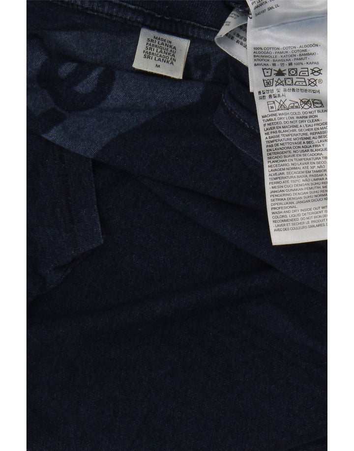 Tricou grafic pentru bărbați Levi's Top mediu din bumbac bleumarin