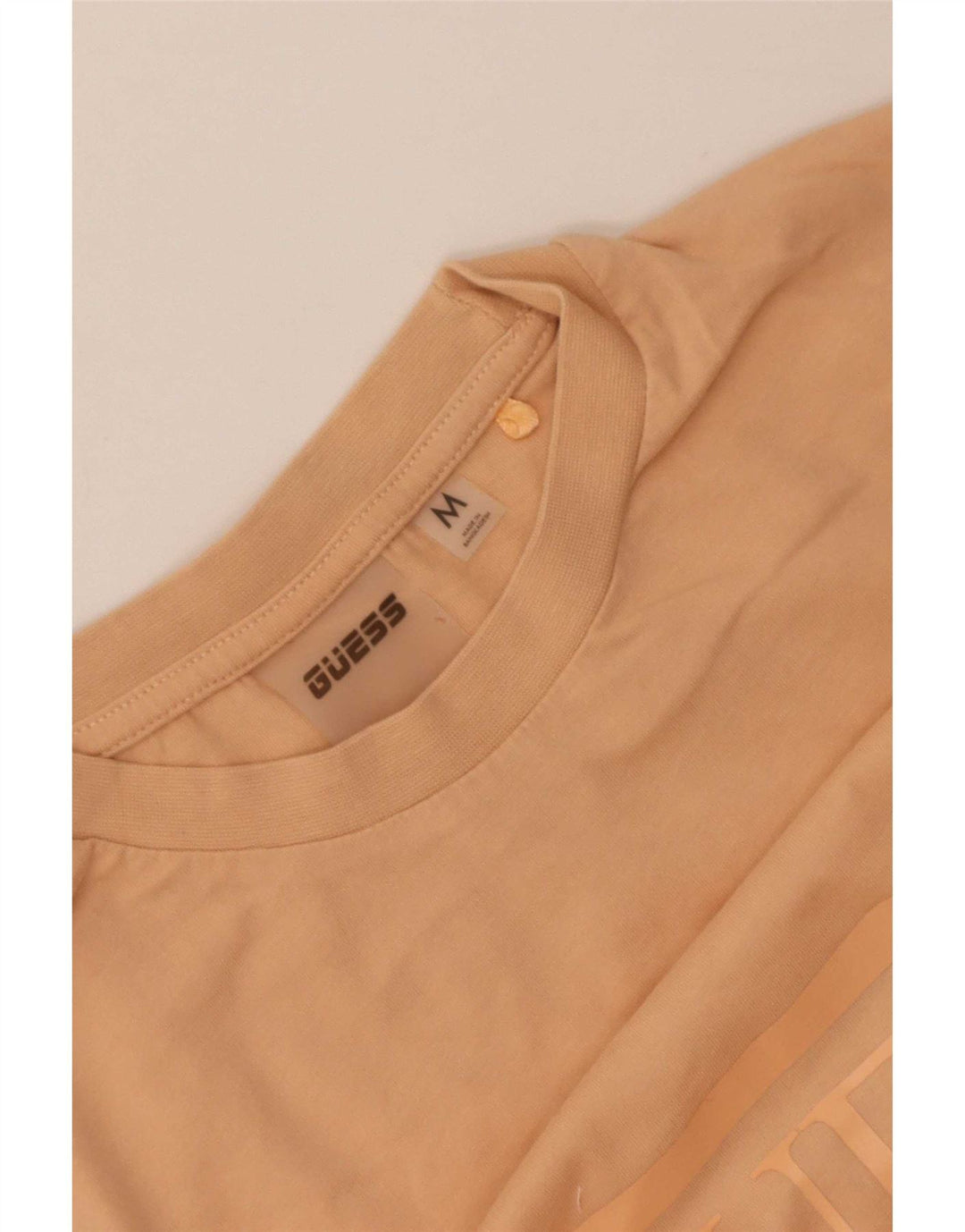 Tricou Crop Graphic pentru femei Guess Top UK 12 Medium Orange