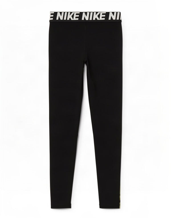 Leggings grafic Nike pentru bărbați, poliester negru mic