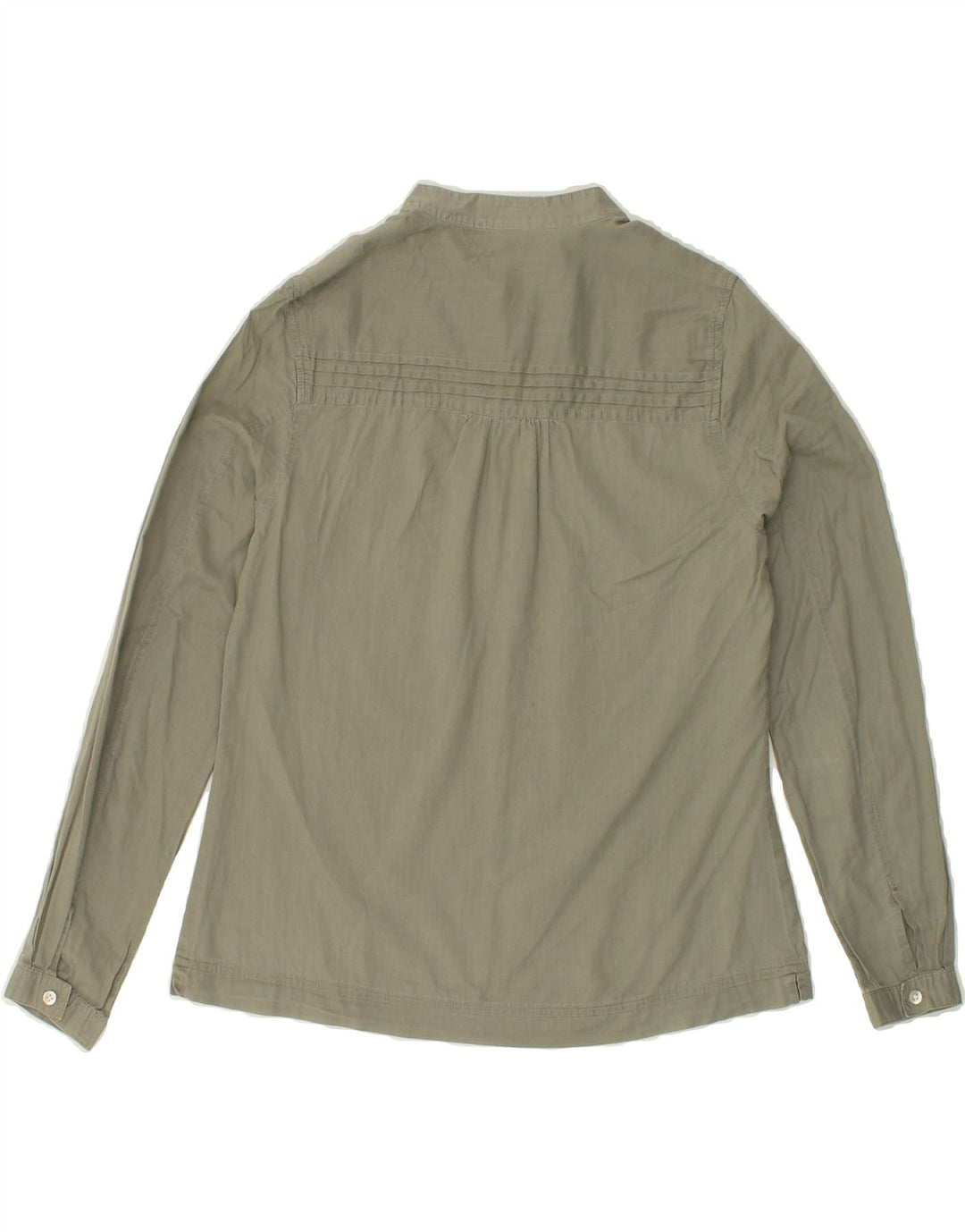 BANANA REPUBLIC Womens Pullover Shirt UK 10 Small Green Cotton Vintage Banana Republic and Second-Hand Banana Republic from Messina Hembry 