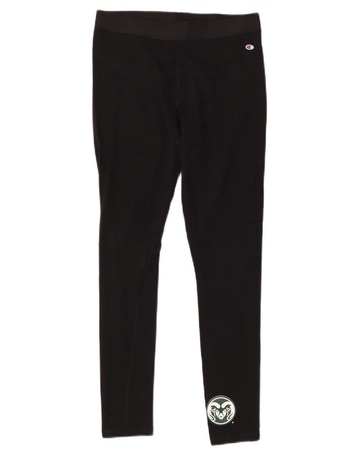 Leggings pentru femei CHAMPION Colorado State Rams UK 12 bumbac mediu negru