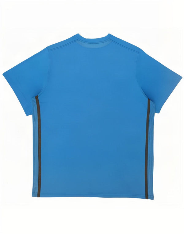 Tricou pentru bărbați Nike Dri Fit Top 2XL, albastru, poliester geometric
