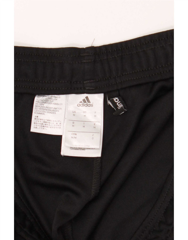 Pantaloni de trening Adidas Climalite pentru bărbați, negru mediu, poliester bloc de culoare