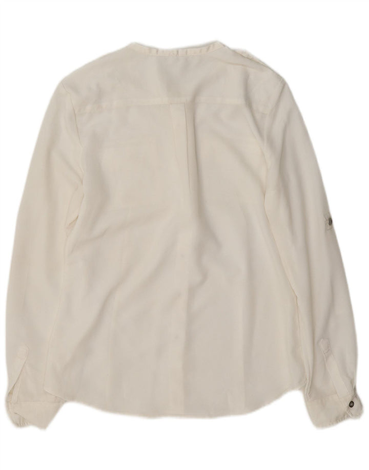 Cămașă militară Calvin Klein pentru femei UK 10 Small White