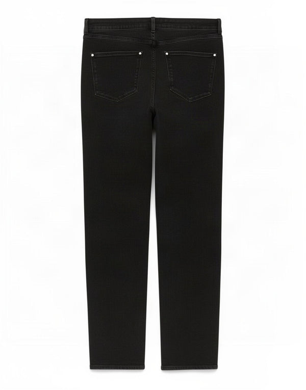 Marks & Spencer Blugi drepti Sienna pentru femei UK 18 XL W36 L28 bumbac negru