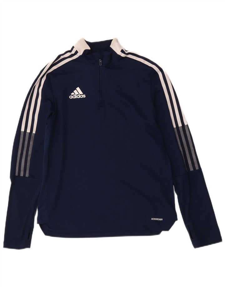Adidas Aeroready Pullover Trening Top 13-14 Ani Bleumarin