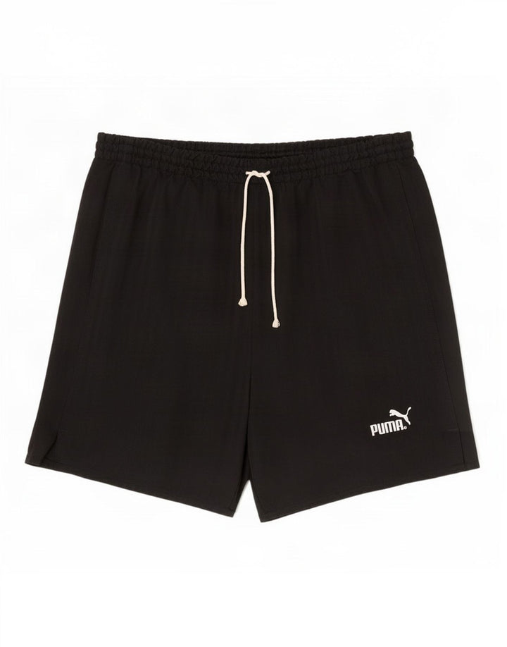 Pantaloni scurți sport Puma pentru bărbați, mari, negru, poliester