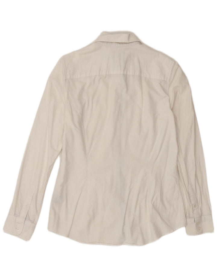 CREW CLOTHING Cămașă Classic Fit UK 8 Bumbac alb mic