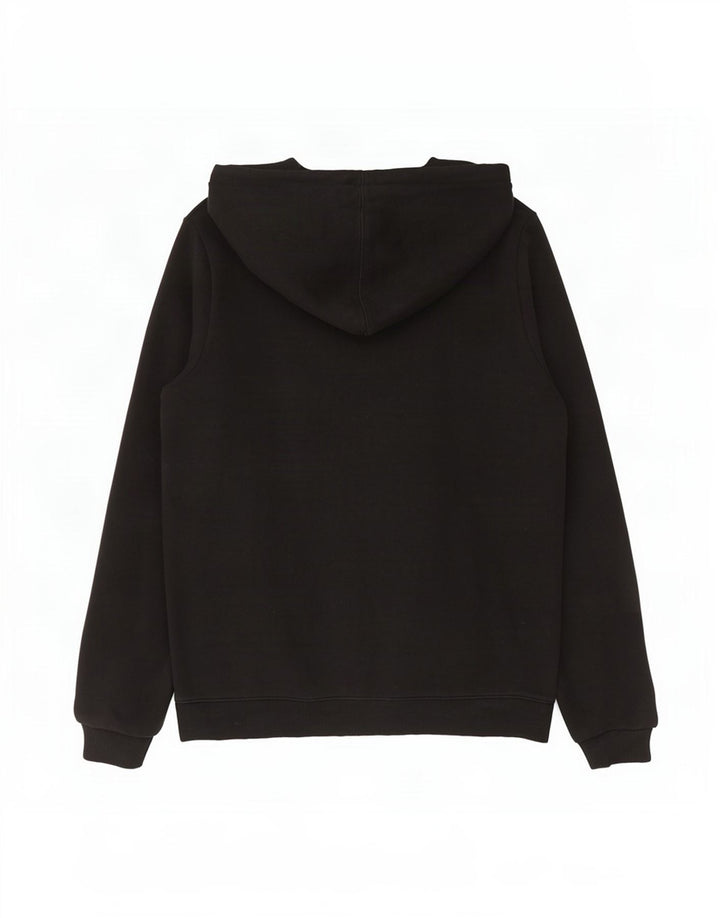 Jumper Reebok pentru bărbați cu capota grafică, bumbac mediu negru