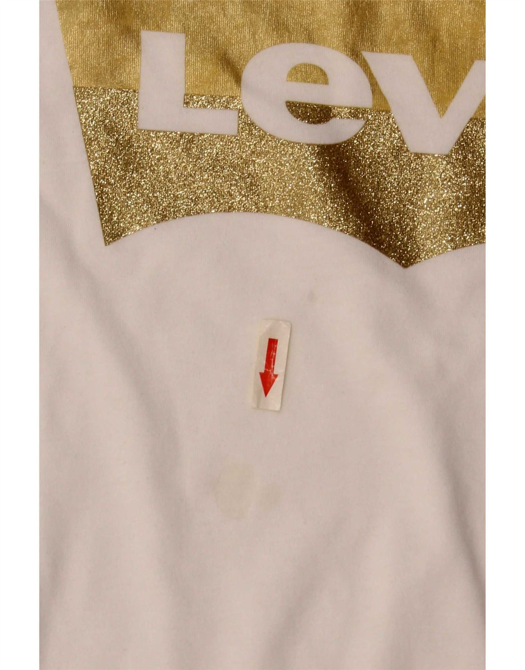 Tricou grafic Levi's pentru femei Top UK 10 Small White