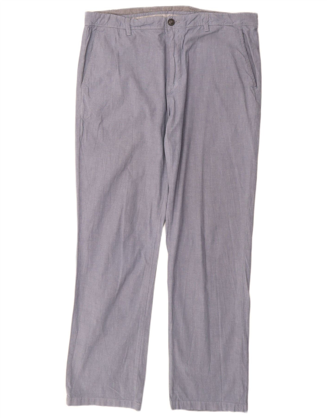 CALVIN KLEIN Mens Straight Chino Trousers W34 L32 Blue